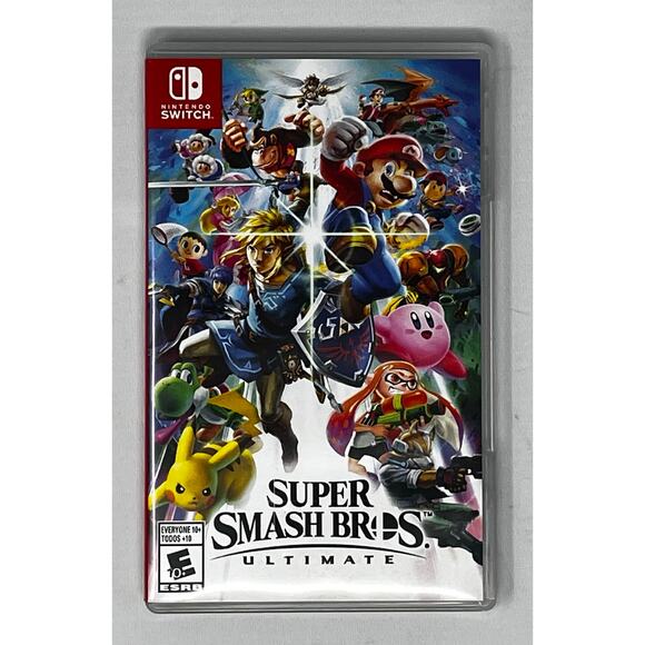 CASE ONLY Switch Super Smash Bro Ultimate game case Pre-Owned in good condition - Picture 1 of 3